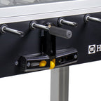 Ball entry slot on the Heemskerk Soccer School Cover football table