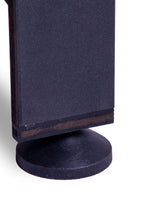 Close-up of the large adjustable levelling foot on the Heemskerk Solid Feet pool table