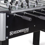 Handles and TacTic branding on the side of the Heemskerk TacTic football table