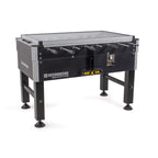 Heemskerk High TacTic Cover football table with clear cover and coin mechanism