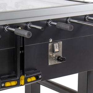 Coin slot on the Heemskerk High TacTic Cover football table