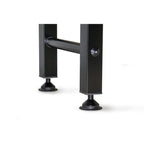 Adjustable feet on the Heemskerk High TacTic Cover football table