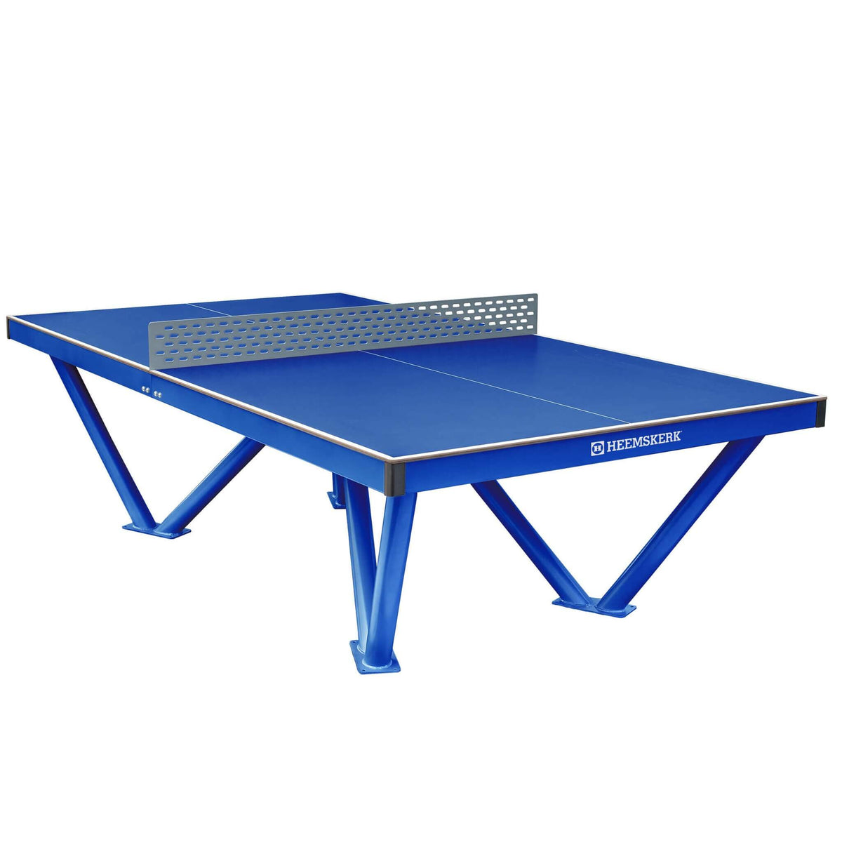 Heemskerk Tango outdoor table tennis table with blue top and blue frame