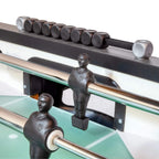 Bead score counter and players on the Heemskerk Time Out football table