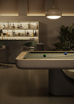 Grey Luxury Mono pool table in a home bar