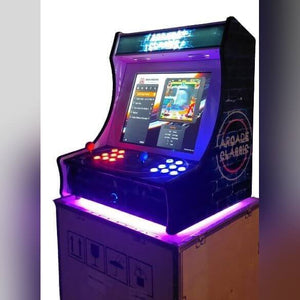 Purple Lightning bartop arcade glowing purple