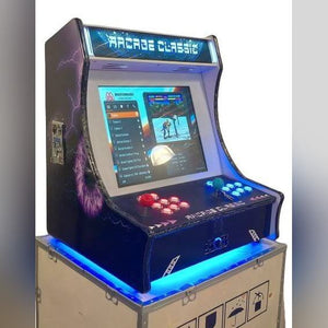 MadeForArcade bartop arcade machine with Arcade Classics artwork