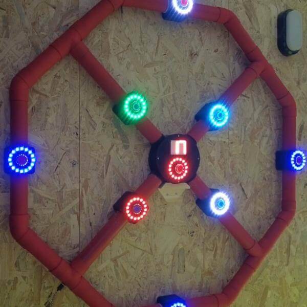 Batak 3-in-1 reaction game with lit targets