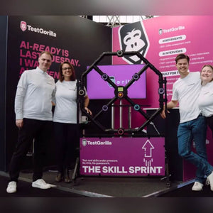 Batak reaction game at an event stand