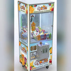 MadeForArcade cooled claw machine filled with snacks and drinks