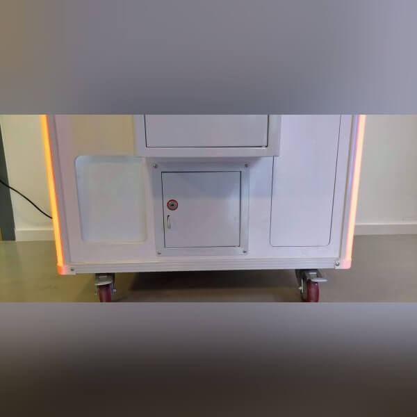 Base cabinet of the snowy white DIY claw machine