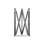 Folding steel gazebo frame