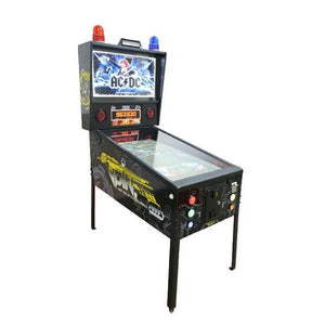 FlipperFury VPIN Classic virtual pinball machine at an angle