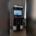 Black MadeForArcade full-size 2 player arcade machine