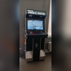 Black MadeForArcade full-size 2 player arcade machine