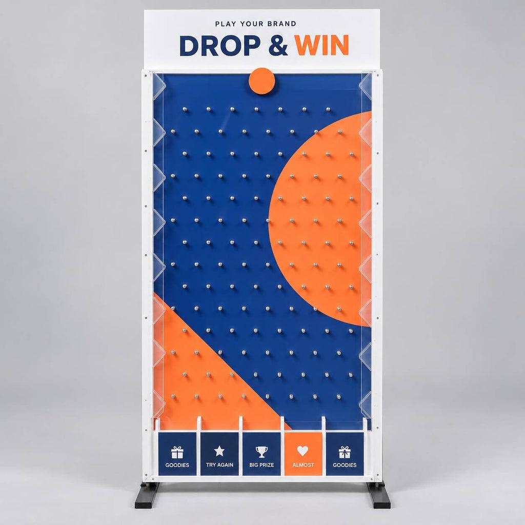 MadeForArcade giant Plinko prize drop board