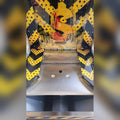 Black and gold MadeForArcade Gold Digger coin pusher