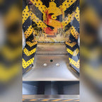 Black and gold MadeForArcade Gold Digger coin pusher