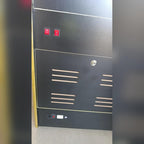 Coin pusher cabinet panel with keyed lock