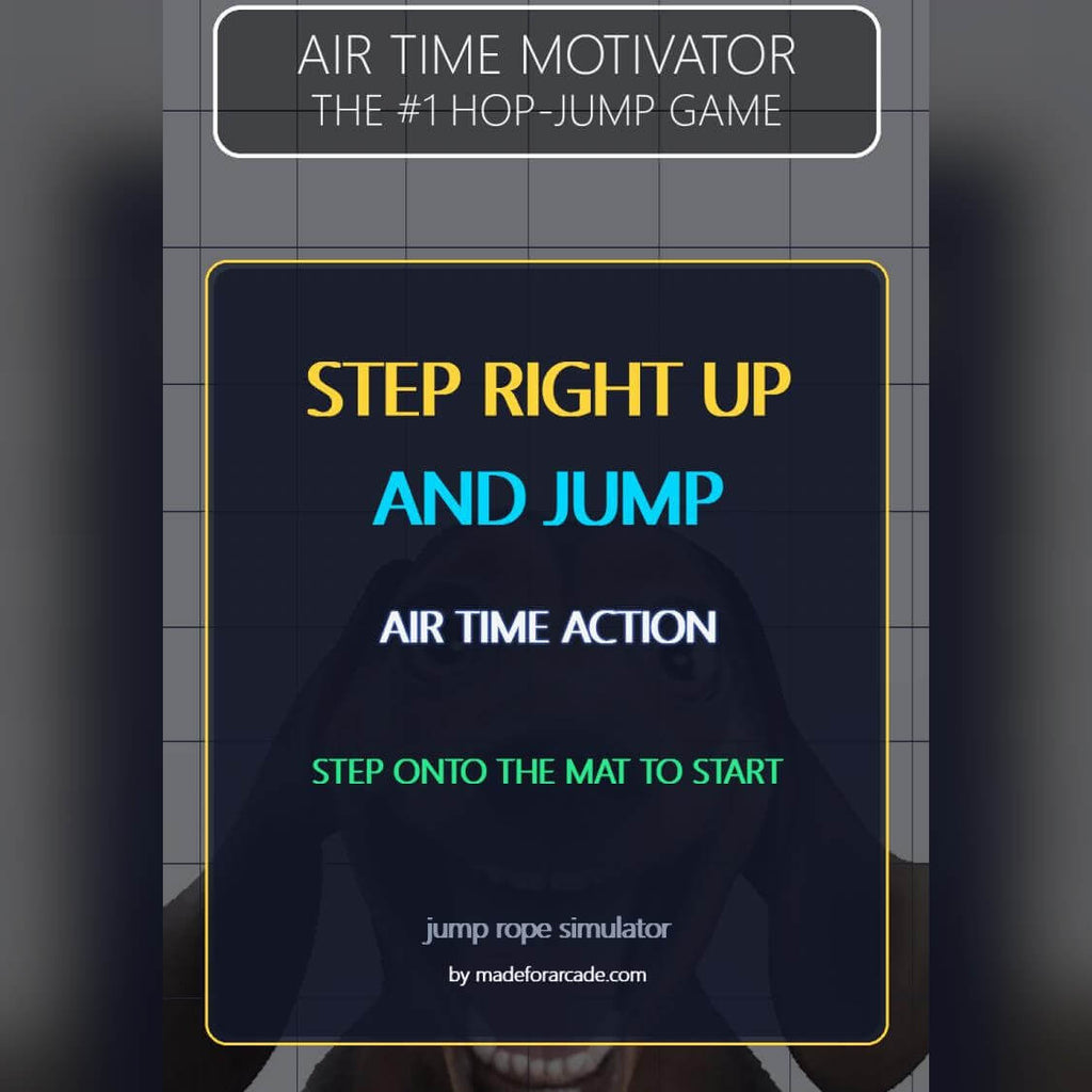 Jump rope arcade start screen