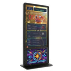 Jump rope arcade machine screen tower