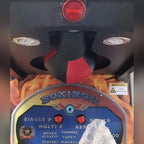 Punching ball dropping from the top of the Pro Boxing Machine