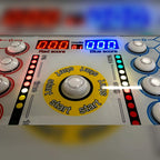 The big start button and progress lights on the Reflex Rush