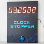 Wall-mounted Clock Stopper version of the Stop the Clock game