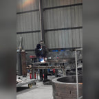 Strike-a-Light frames being welded in the MadeForArcade workshop