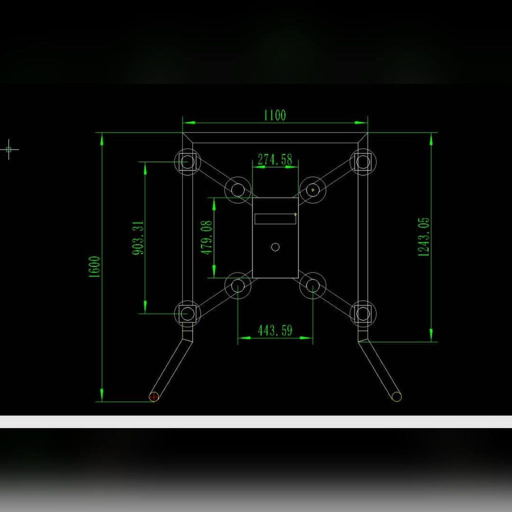 Compact Strike-a-Light technical dimension drawing