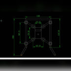 Compact Strike-a-Light technical dimension drawing