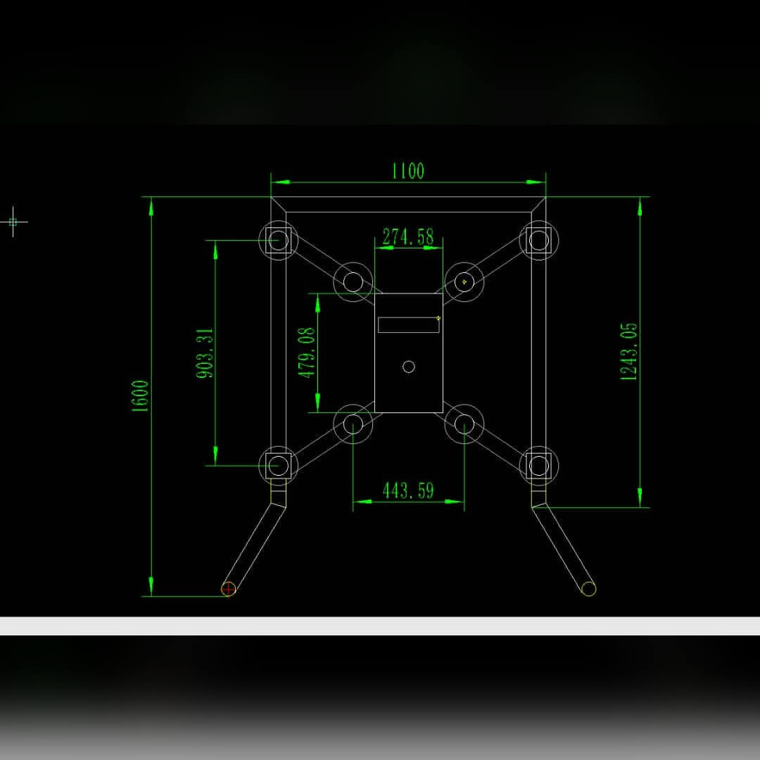 Compact Strike-a-Light technical dimension drawing