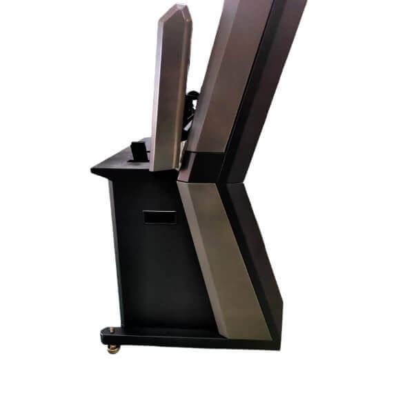 Side view of the Vewlix arcade cabinet