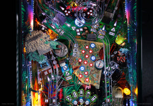 Predator Pinball Machine by Pinball Brothers - centre playfield ramps and targets
