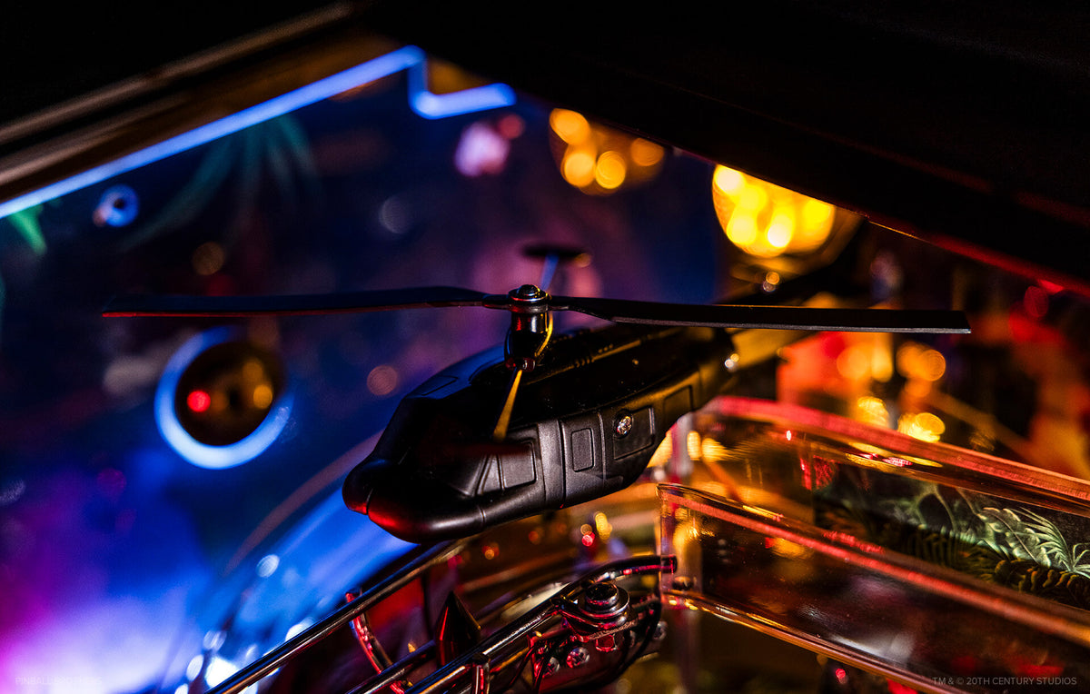 Predator Pinball Machine by Pinball Brothers - choppa with ball lock
