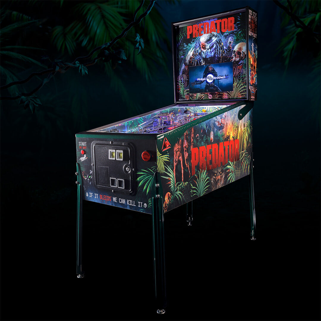 Predator Pinball Machine by Pinball Brothers - left side cabinet artwork