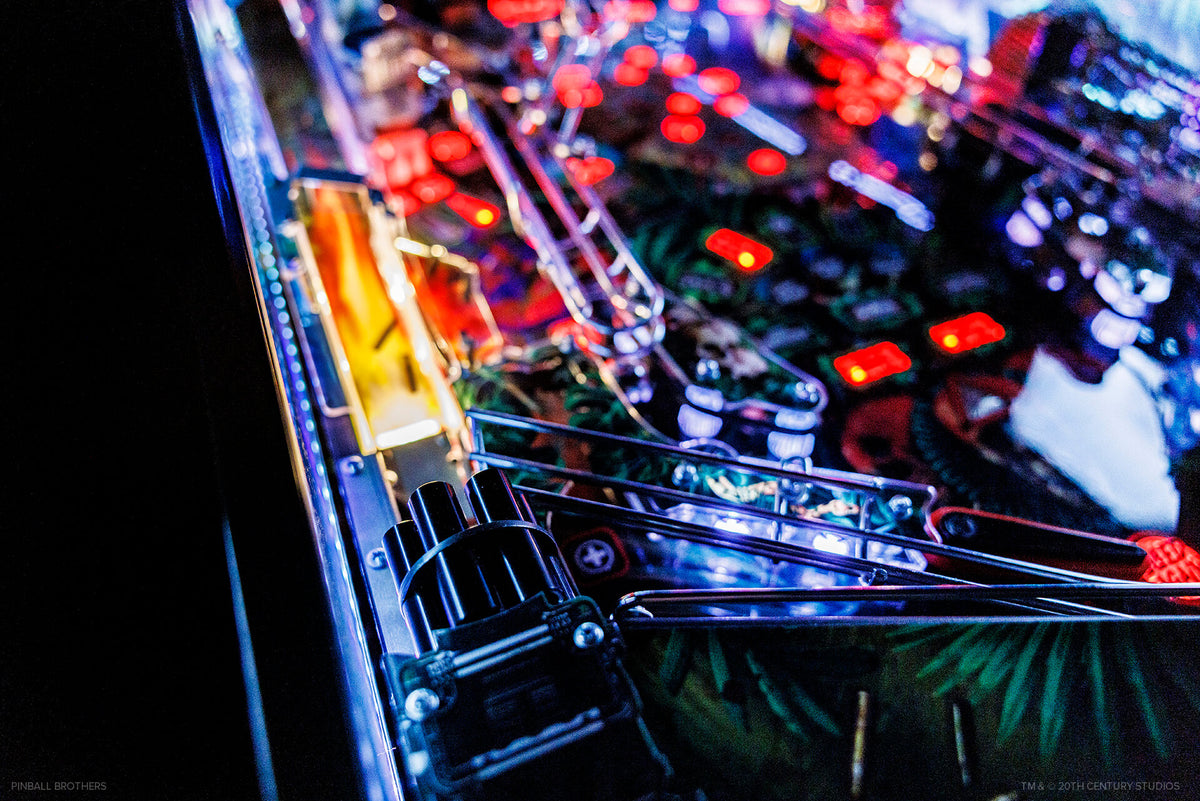 Predator Pinball Machine by Pinball Brothers - Ol' Painless minigun toy