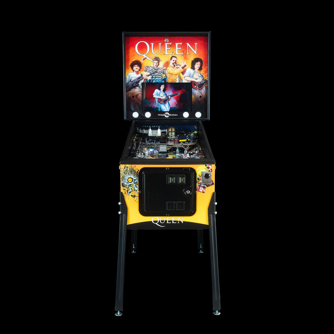 Queen Champions Edition Pinball Machine front view