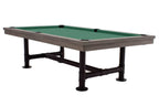 Rasson Bedford pool table in Silver Mist finish, full table view