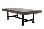 Rasson Bedford pool table with cover plate fitted, used as a dining and entertaining surface