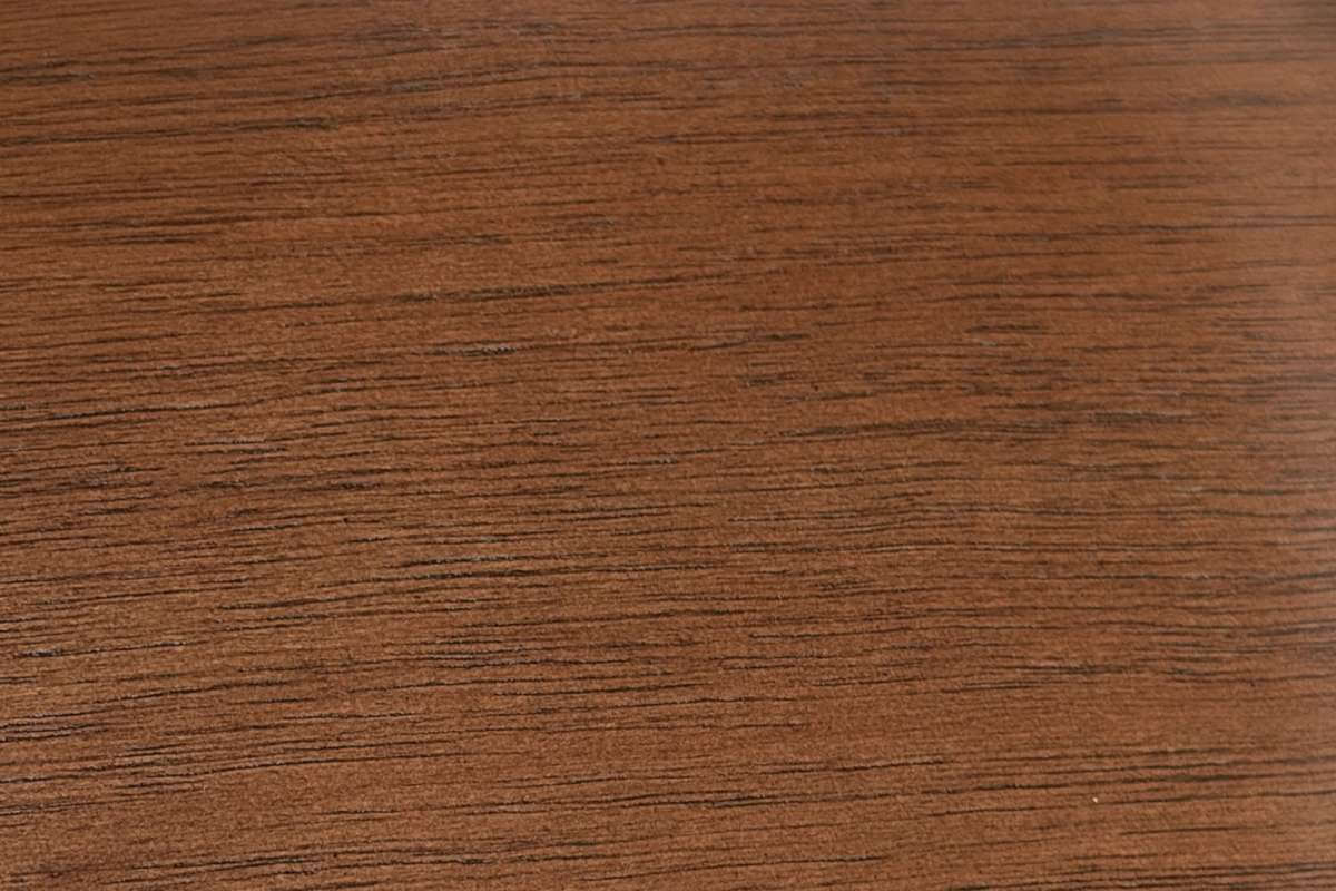 Close-up of the Rasson Madrid American Dining Pool Table walnut finish