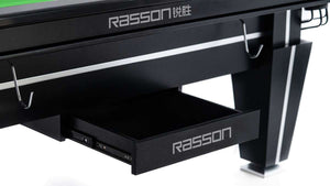 Rasson Magnum II 12ft snooker table in a black finish