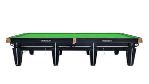 Full-length view of the Rasson Magnum II 12ft snooker table
