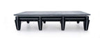 Five-piece 50mm slate bed of the Rasson Magnum II 12ft snooker table