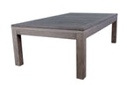 Rasson Penelope II Silver Mist dining pool table with the dining top fitted