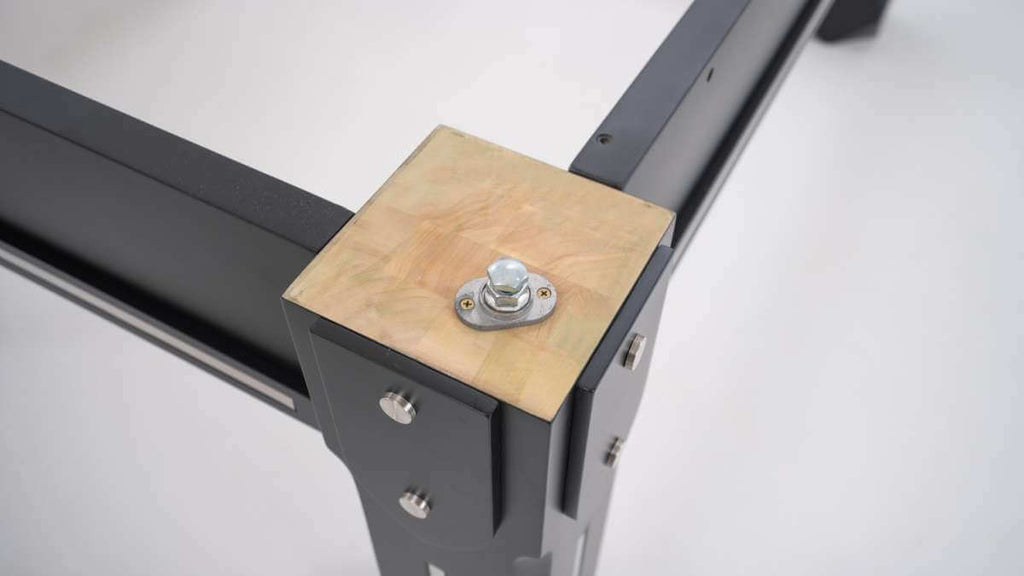 Pocket and cushion construction detail on the Rasson Sword II 12ft snooker table