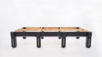 Frame and beam construction of the Rasson Sword II 12ft snooker table