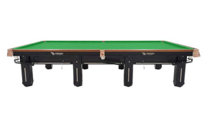 Full-length view of the Rasson Sword II 12ft snooker table
