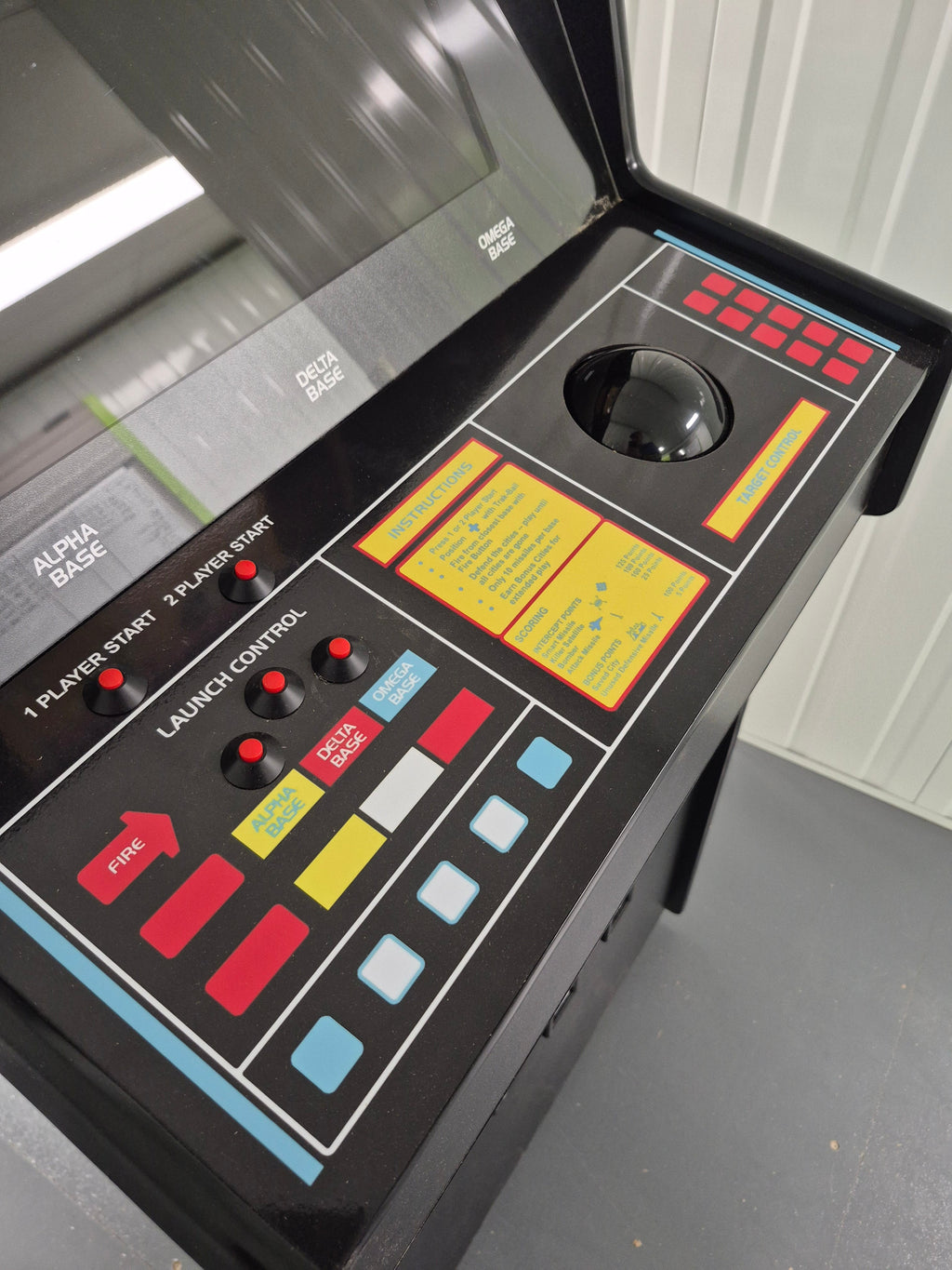 Missile Command Arcade Machine - Reproduction
