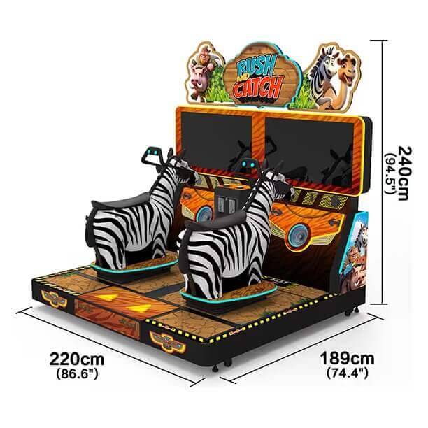 Rush and Catch dimensions: 220cm wide, 189cm deep and 240cm tall